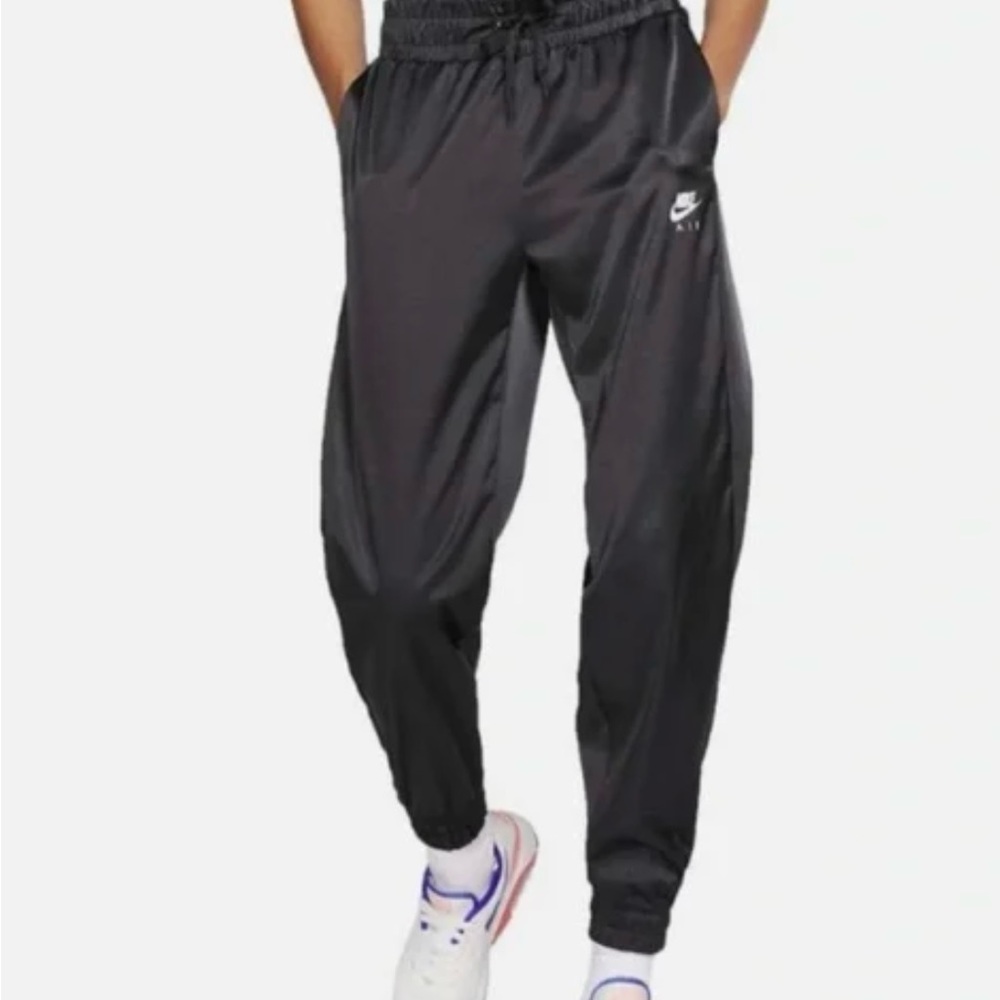 Nike Air Women’s Black Satin Jogger Pants